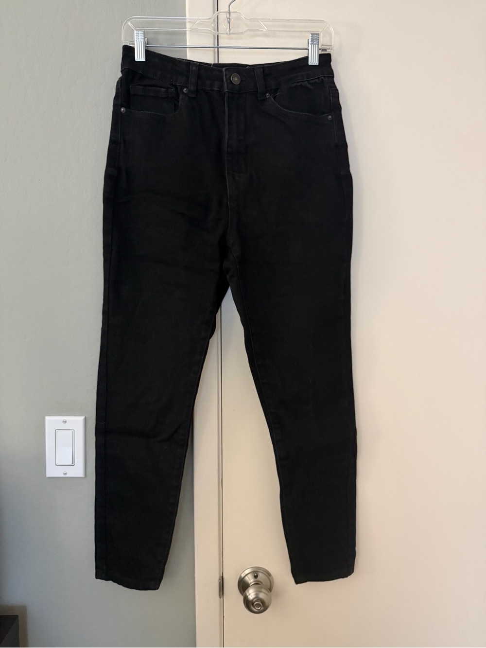Women's High-Rise Skinny Jeans Black